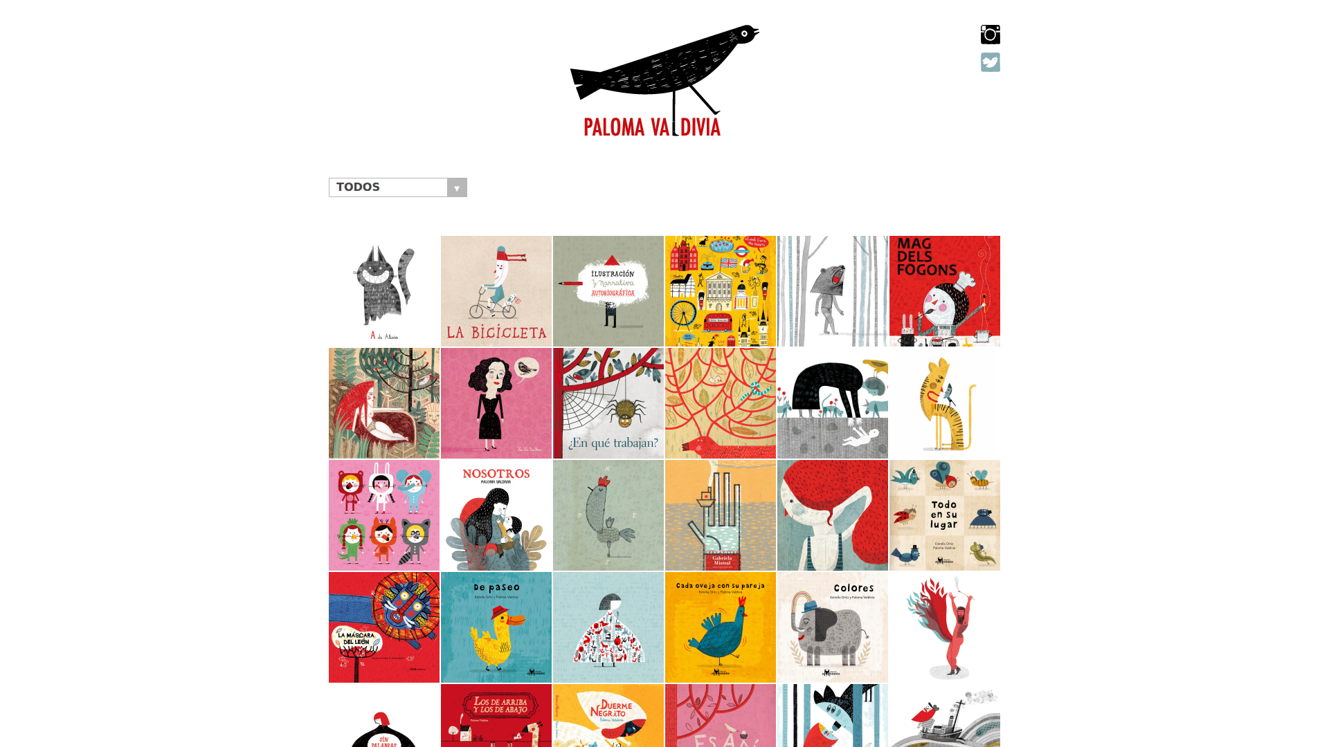 Diseño web proyecto portafolio personal ilustradora en Chile – Proyecto Paloma Valdivia desarrollado en WordPress